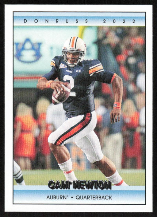 Cam Newton 2022 Panini Chronicles Draft Picks # 3 Donruss Auburn Tigers - Collectible Craze America