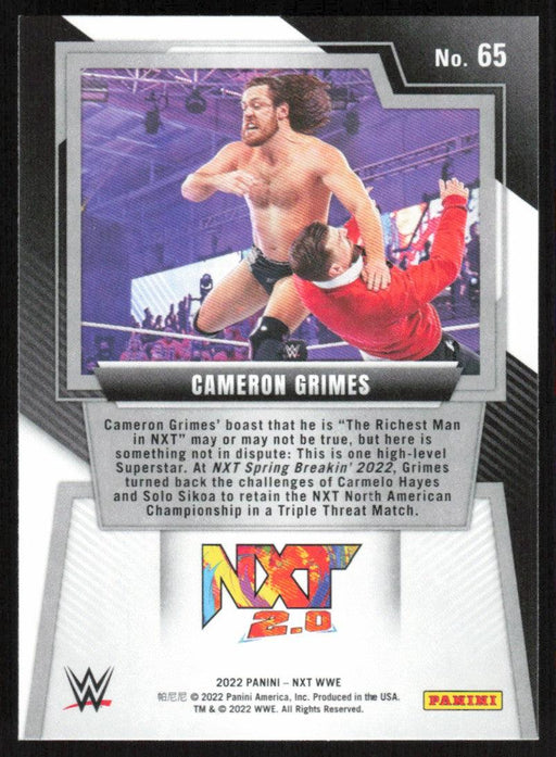 Cameron Grimes 2022 Panini NXT WWE # 65 Base NXT 2.0 - Collectible Craze America