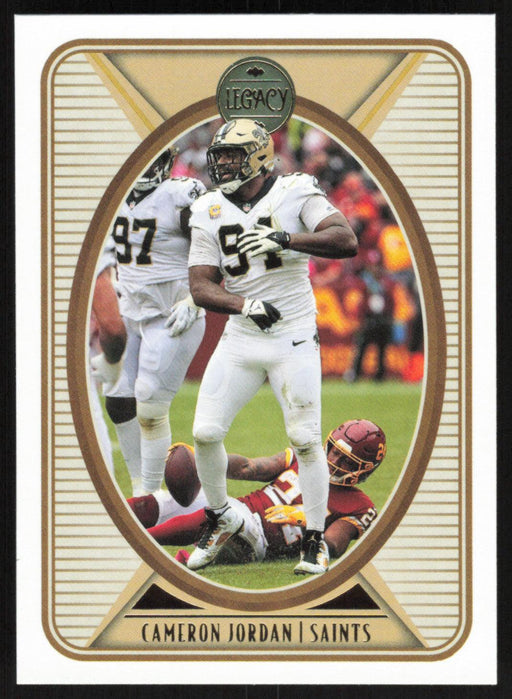 Cameron Jordan 2022 Panini Legacy Football Base # 71 New Orleans Saints - Collectible Craze America