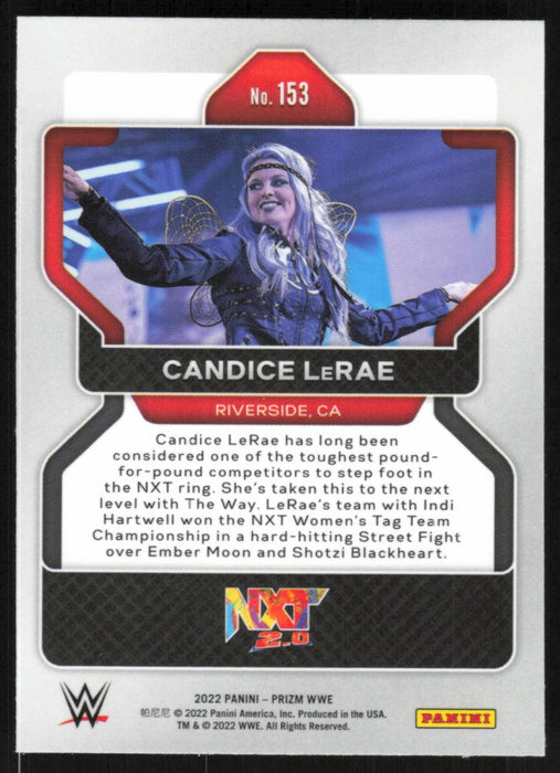 Candice LeRae 2022 Panini Prizm WWE # 153 Base NXT 2.0 - Collectible Craze America