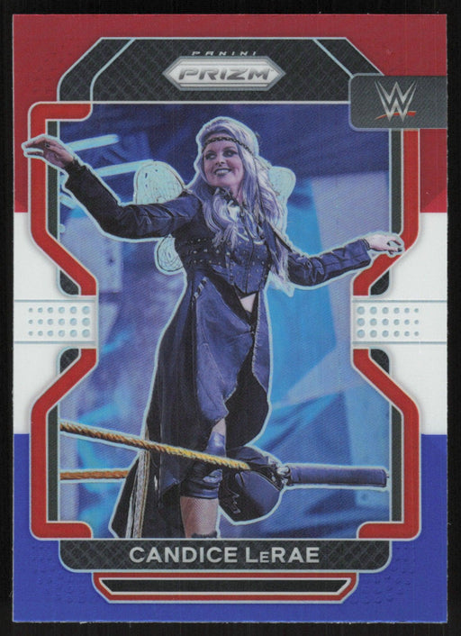 Candice LeRae 2022 Panini Prizm WWE # 153 Red White Blue Prizm NXT 2.0 - Collectible Craze America