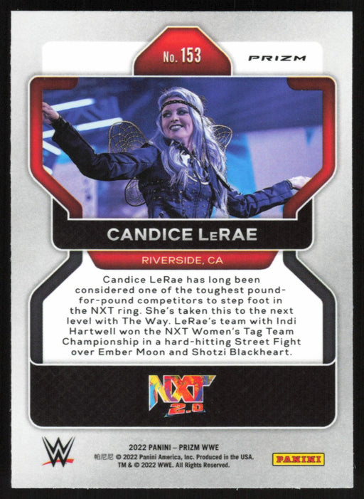 Candice LeRae 2022 Panini Prizm WWE # 153 Red White Blue Prizm NXT 2.0 - Collectible Craze America