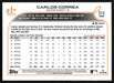 Carlos Correa 2022 Topps Chrome # 213 Pink Refractor Houston Astros - Collectible Craze America