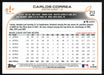 Carlos Correa 2022 Topps Chrome Baseball # 213 Houston Astros Base - Collectible Craze America