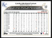 Carlos Santana 2022 Topps Chrome Baseball # 143 Kansas City Royals Base - Collectible Craze America