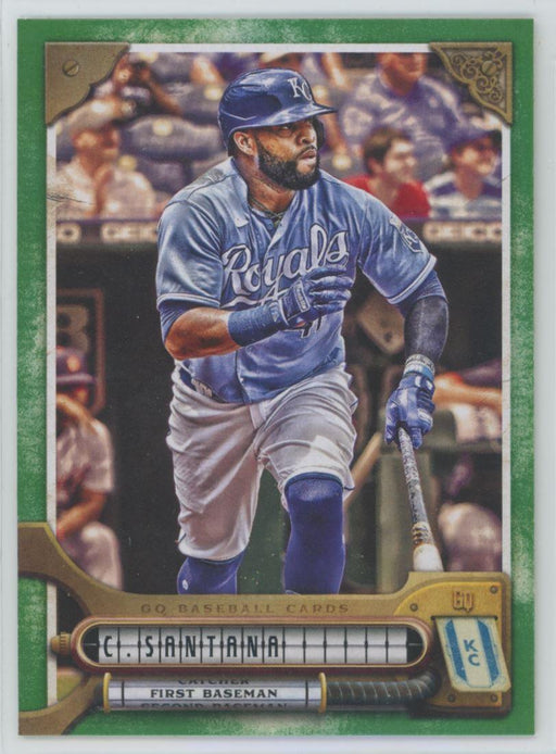 Carlos Santana 2022 Topps Gypsy Queen # 106 Green Border Kansas City Royals - Collectible Craze America