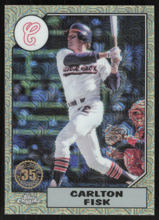 Carlton Fisk 2022 Topps Update Chrome Silver Pack Mojo # T87CU-54 Chicago White Sox - Collectible Craze America
