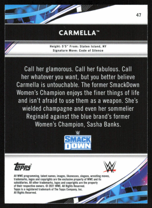 Carmella 2021 Topps Finest WWE # 47 - Collectible Craze America