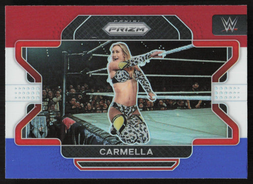 Carmella 2022 Panini Prizm WWE # 59 Red White Blue Prizm Raw - Collectible Craze America