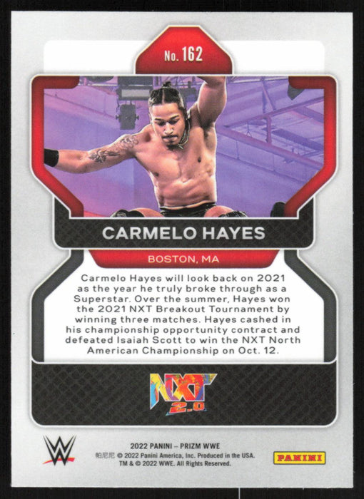 Carmelo Hayes 2022 Panini Prizm WWE # 162 RC Base NXT 2.0 - Collectible Craze America