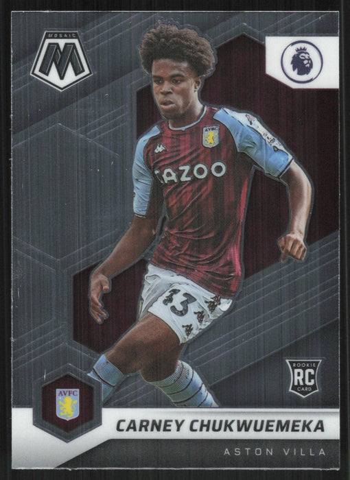 Carney Chukwuemeka 2021 Panini Mosaic Premier League # 121 RC Aston Villa Base - Collectible Craze America