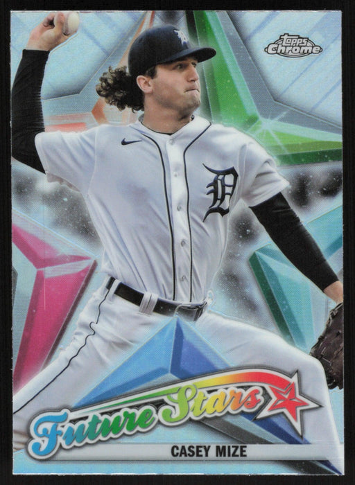 Casey Mize 2022 Topps Chrome Baseball Future Stars # FS-15 Detroit Tigers - Collectible Craze America