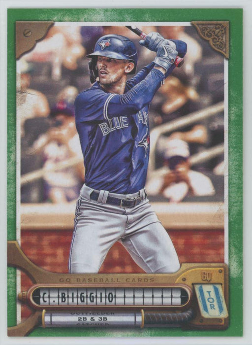 Cavan Biggio 2022 Topps Gypsy Queen # 135 Green Border Toronto Blue Jays - Collectible Craze America