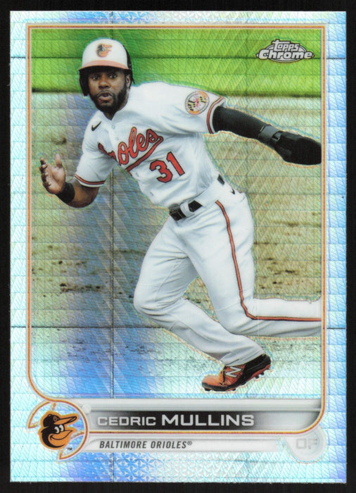 Cedric Mullins 2022 Topps Chrome # 120 Prism Refractor Baltimore Orioles - Collectible Craze America