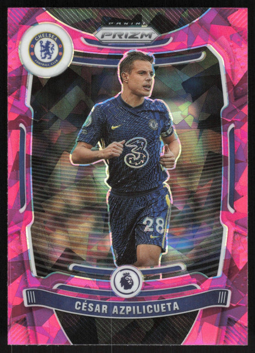 Cesar Azpilicueta 2021 Panini Prizm Premier League # 245 Pink Ice Chelsea FC - Collectible Craze America