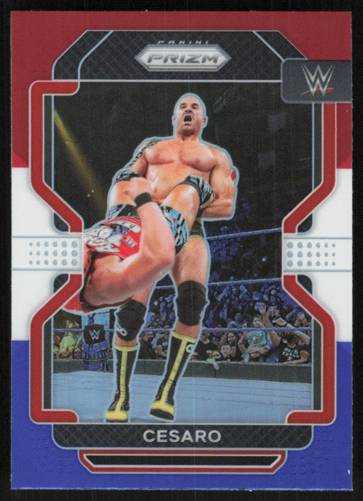 Cesaro 2022 Panini Prizm WWE # 171 Red White Blue Prizm SmackDown - Collectible Craze America