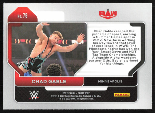 Chad Gable 2022 Panini Prizm WWE # 79 Base Raw - Collectible Craze America