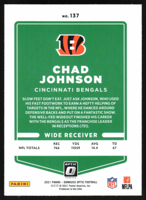 Chad Johnson 2021 Donruss Optic # 137 Cincinnati Bengals - Collectible Craze America