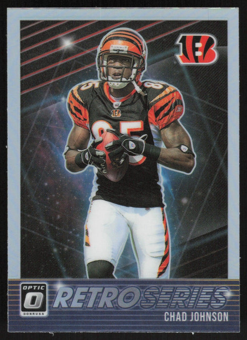 Chad Johnson 2021 Donruss Optic Retro Series # RS-CJ Silver Prizm Cincinnati Bengals - Collectible Craze America