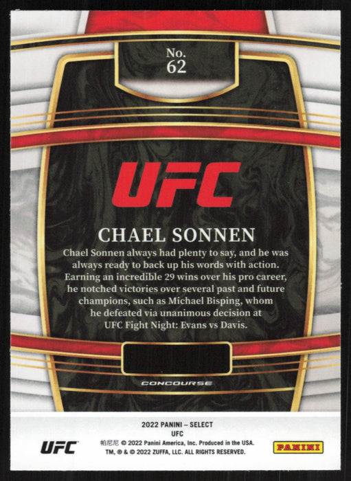 Chael Sonnen 2022 Panini Select UFC # 62 Concourse - Collectible Craze America
