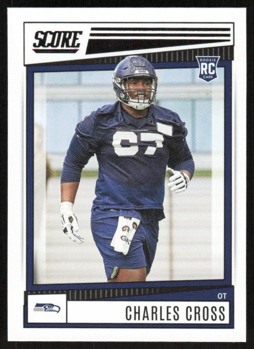 Charles Cross 2022 Panini Score Football # 321 RC Base Seattle Seahawks - Collectible Craze America