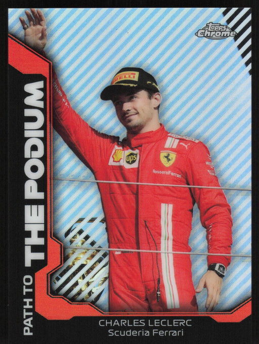 Charles Leclerc 2021 Topps Chrome Formula 1 Path to the Podium # PTP-CL Insert - Collectible Craze America