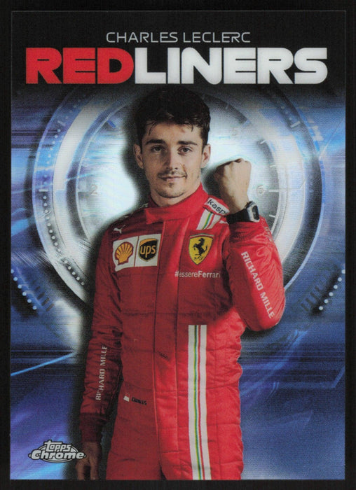 Charles Leclerc 2021 Topps Chrome Formula 1 Redliners # RL-7 Insert - Collectible Craze America