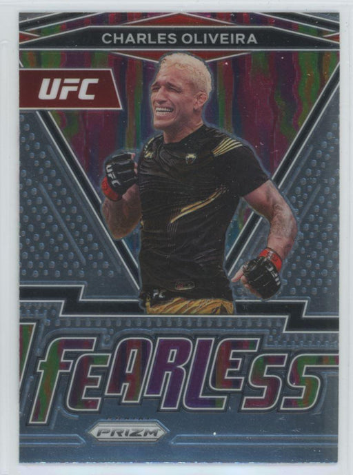 Charles Oliveira 2022 Panini Prizm UFC Fearless # 23 - Collectible Craze America