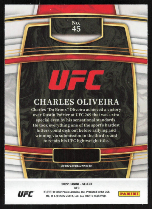Charles Oliveira 2022 Panini Select UFC # 45 Concourse - Collectible Craze America