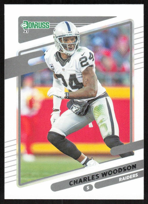 Charles Woodson 2021 Donruss Football # 91 Oakland Raiders Base - Collectible Craze America