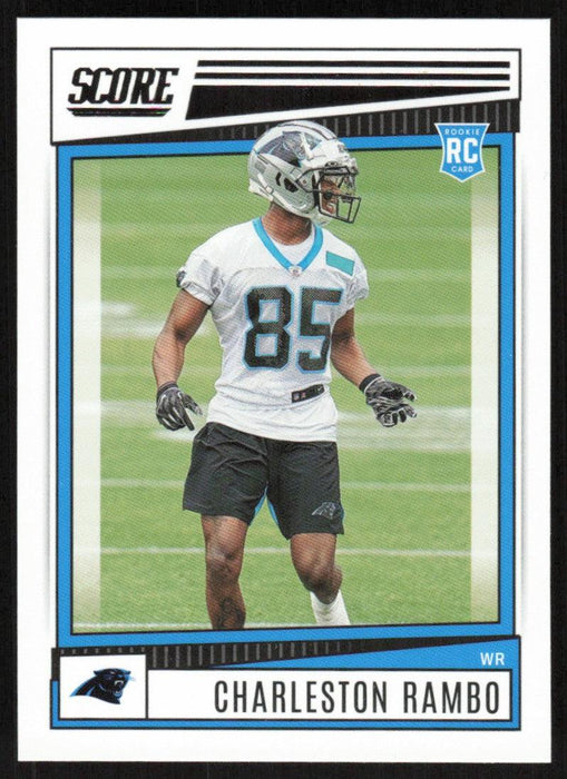 Charleston Rambo 2022 Panini Score Football # 398 RC Base Carolina Panthers - Collectible Craze America