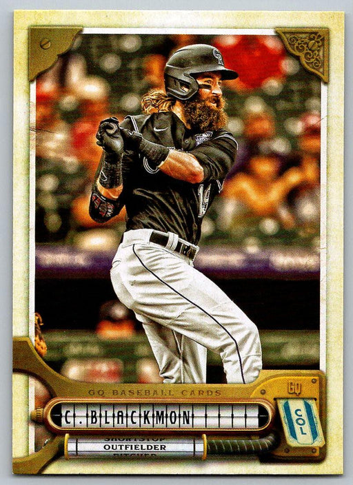 ORIGINAL Charlie Blackmon Colorado Rockies Topps 