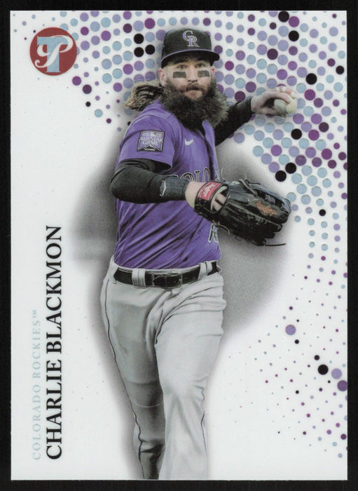 Charlie Blackmon 2022 Topps Pristine # 101 Refractor Colorado Rockies - Collectible Craze America