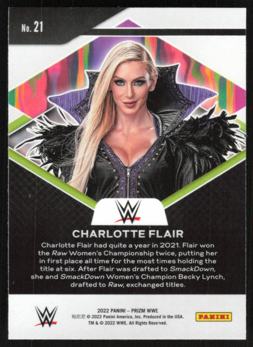 Charlotte Flair 2022 Panini Prizm WWE # 21 Fearless WWE - Collectible Craze America