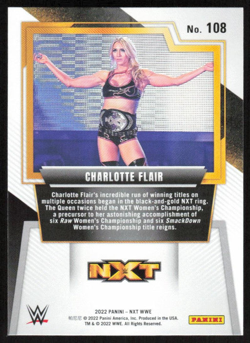 Charlotte Flair 2022 Panini WWE NXT # 108 NXT Alumni NXT - Collectible Craze America