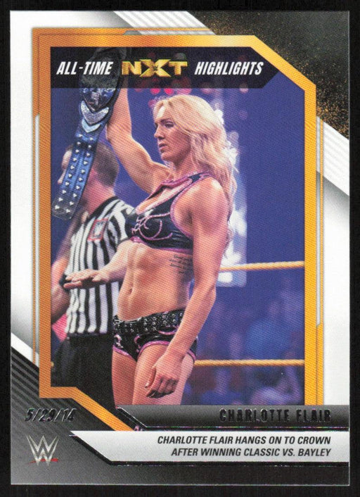 Charlotte Flair 2022 Panini WWE NXT # 6 All-Time NXT Highlights NXT - Collectible Craze America