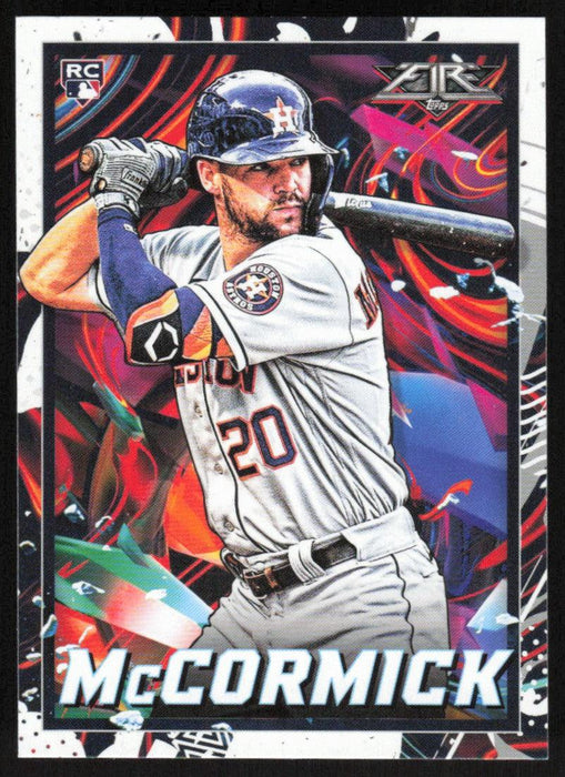 Chas McCormick 2022 Topps Fire Baseball # 10 RC Houston Astros Base - Collectible Craze America