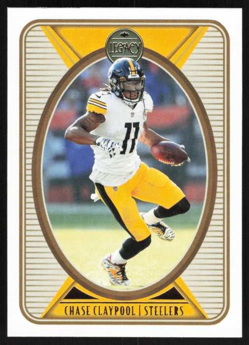 Chase Claypool 2022 Panini Legacy Football Base # 82 Pittsburgh Steelers - Collectible Craze America