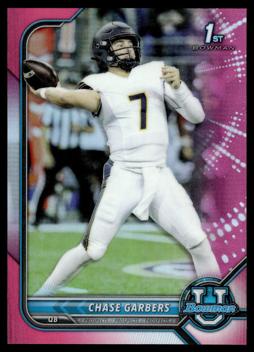 Chase Garbers 2021 Bowman University Football # 51 1st Pink Refractor California Golden Bears - Collectible Craze America