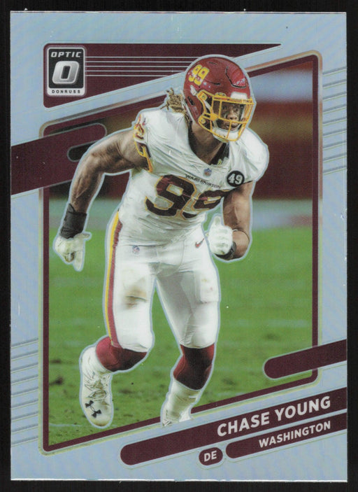 Chase Young 2021 Donruss Optic # 5 Silver Prizm Washington Football Team - Collectible Craze America