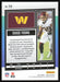 Chase Young 2022 Panini Score Football # 258 Base Washington Commanders - Collectible Craze America