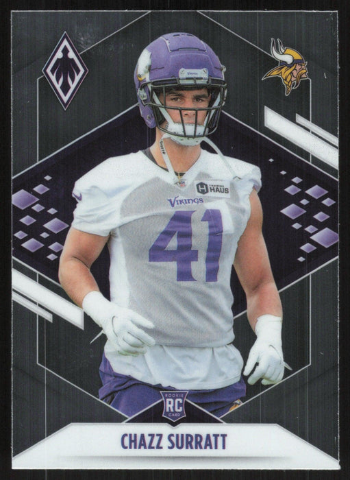 Chazz Surratt 2021 Panini Phoenix Football # 173 RC Minnesota Vikings Base - Collectible Craze America