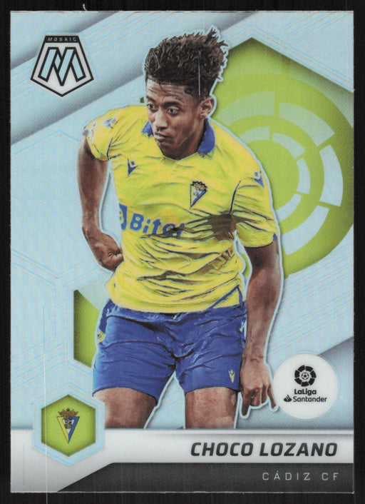 Choco Lozano 2021 Panini Mosaic La Liga # 105 Silver Prizm Cadiz CF - Collectible Craze America