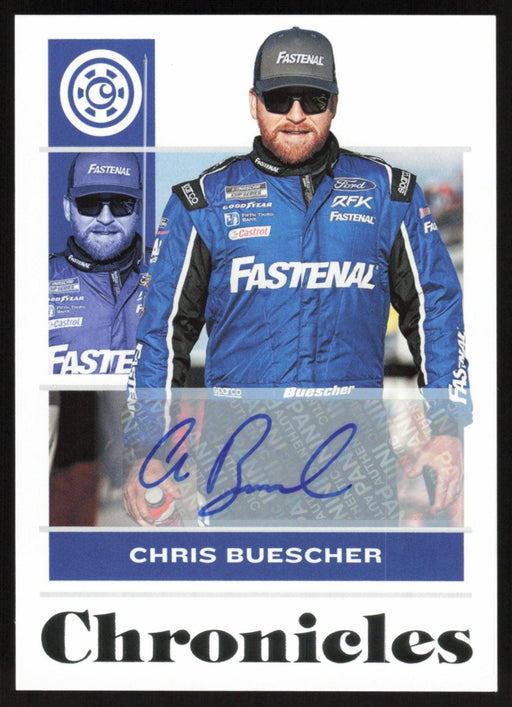 Chris Buescher 2022 Panini Chronicles Racing Chronicles # 6 Auto - Collectible Craze America