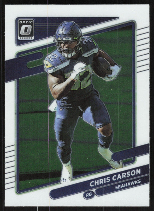 Chris Carson 2021 Donruss Optic # 198 Seattle Seahawks - Collectible Craze America