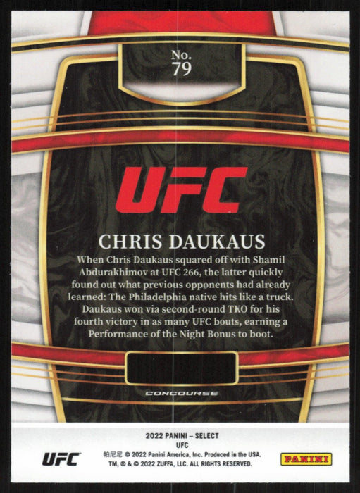 Chris Daukaus 2022 Panini Select UFC # 79 RC Concourse - Collectible Craze America