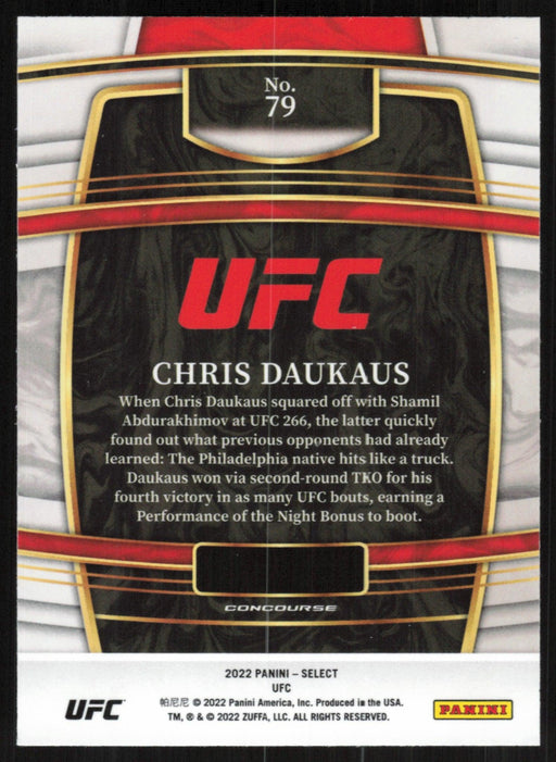 Chris Daukaus 2022 Panini Select UFC # 79 RC Concourse - Collectible Craze America