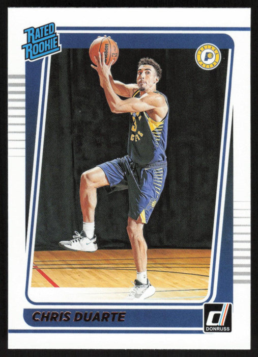 Chris Duarte 2021 Donruss Rated Rookie # 223 RC Indiana Pacers - Collectible Craze America