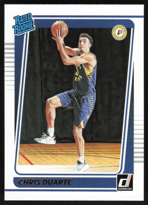 Chris Duarte 2021 Donruss Rated Rookie # 223 RC Indiana Pacers - Collectible Craze America