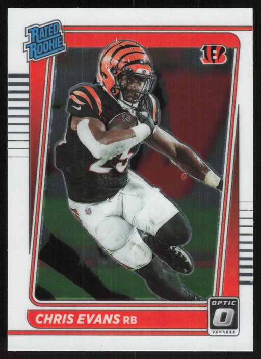 Chris Evans 2021 Donruss Optic Rated Rooke # 294 RC Cincinnati Bengals Base - Collectible Craze America